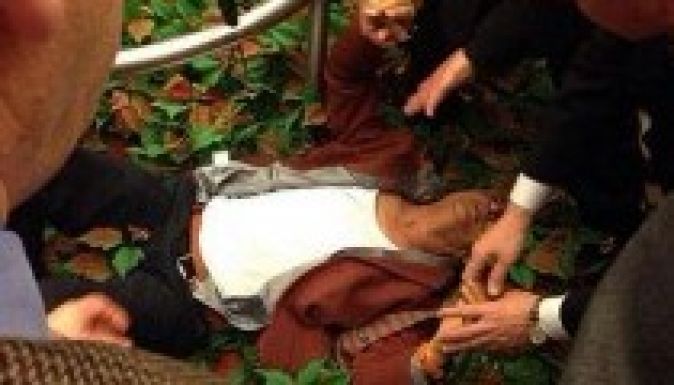 Házelnöki kalapáccsal verekedtek a török parlamentben