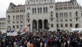 Az Európai Magyarországért demonstráltak Budapesten