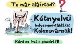 Többnyelvű helységnévtáblák Kolozsváron: te már aláírtad?