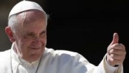 Romatáborba látogatott Ferenc pápa