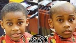 Ingyen nyírja egy fodrász a rosszul viselkedő gyerekek frizuráját