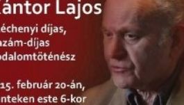Kántor Lajos a váradi Törzsasztalnál
