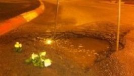 Hirtelen kivirágoztak Nagyszebenben a kátyúk (FOTÓK)