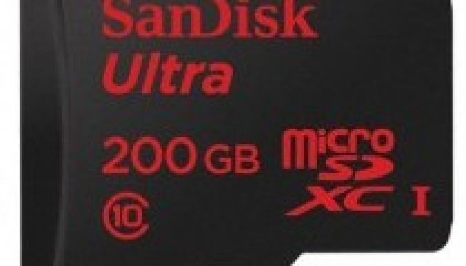 Itt a 200 GB-os microSD kártya