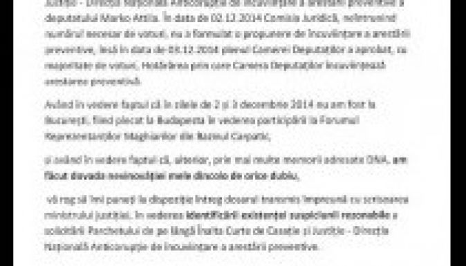 Eltűnt a Markó Attila letartóztatását indokló jelentés