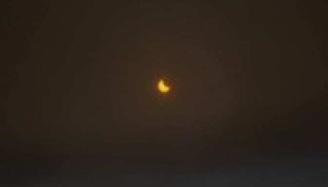 Kolozsvárról így látszik a napfogyatkozás (FOTÓK)