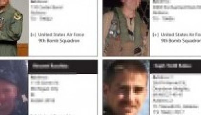 Neten tették közzé iszlamisták amerikai katonák fényképes adatait