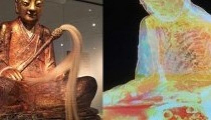 Lopott a Budapesten kiállított Buddha-szobor