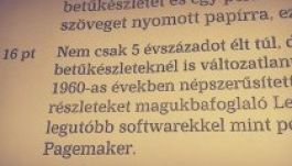 Nyomdafestéket spórló magyar betűtípus tölthető le