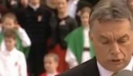 Nagyon unta egy kislány Orbán Viktor ünnepi beszédét (VIDEÓ)