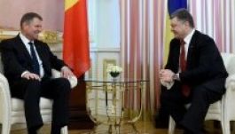 Hét év után látogatott Johannis személyében román elnök Kijevbe