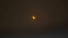 Kolozsvárról így látszik a napfogyatkozás (FOTÓK)