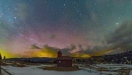 Sarki fényt fotóztak Gyergyó környékén