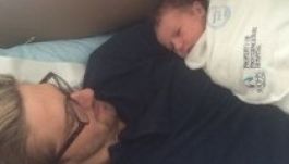 A kocsiban született meg a Stanley Kupa-győztes hokis lánya