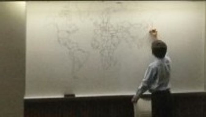 Fejből rajzolta le a világtérképet egy kisfiú