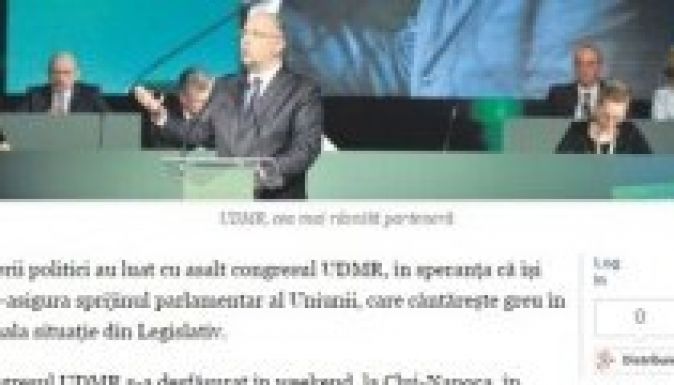 Román lapok a kongresszusról: az RMDSZ kegyeit keresik a pártok