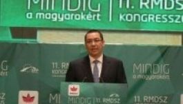 Victor Ponta is beszédet mond az RMDSZ kongresszusán