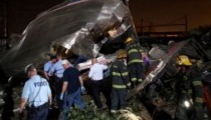 Súlyos vonatbaleset történt Philadelphiában