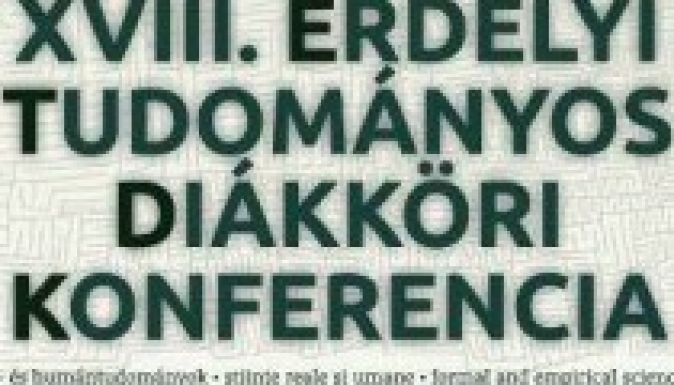 Csütörtökön kezdődik a XVII. ETDK