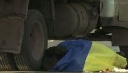 Aknára hajtott egy ukrán harcjármű Luhanszk megyében