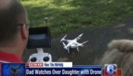Drónnal követte lányát az iskoláig egy amerikai apa