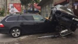 Látványos baleset történt Marosvásárhelyen