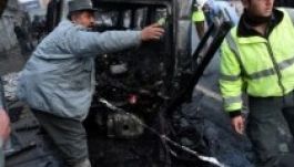 Öngyilkos merénylő hajtott egy NATO-járműoszlopnak