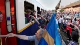 Petőfi versével fogadták a zarándokokat Marosvásárhelyen