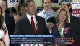 Rick Santorum másodszor is versenybe száll a Fehér Házért