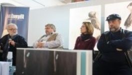 Tompa Gábor Label Curtain című könyvét bemutatják New Yorkban