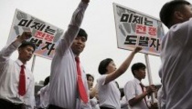 Rituálisan gyűlölködtek Amerika ellen Észak-Koreában (FOTÓK)