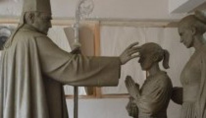 Novemberben avatják a Márton Áron-szoborcsoportot Csíkban
