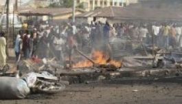 Hentespult alatt robbant pokolgép egy piacon