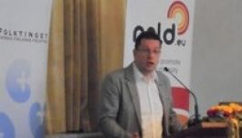 A kisebbségek egységes fellépését sürgette Vincze Loránt Helsinkiben