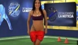 Győzött Venezuela, élő adásban vetkőzött a tv-bemondónő (VIDEÓ)