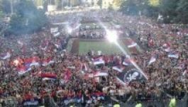 Ötvenezren ünnepelték a szerb U20-as focicsapatot