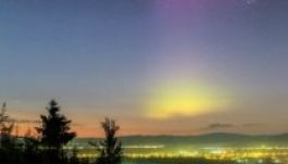 Ismét sarki fényt fotóztak Gyergyó fölött (FOTÓK)