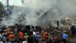 Házakra és egy hotelre zuhant egy C-130 Hercules katonai repülőgép