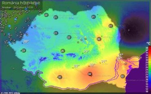 Pénteken már véget ér a kánikula az egész országban