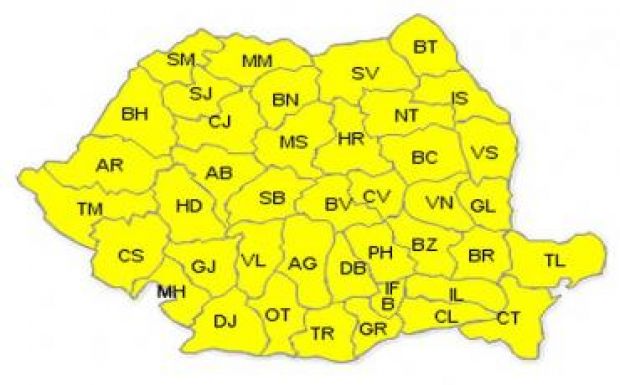 Hőségriadó: hétvégére „besárgul” az egész ország
