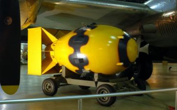 A hetven éve ledobott atombomba élethű mását állították ki Nagaszakiban