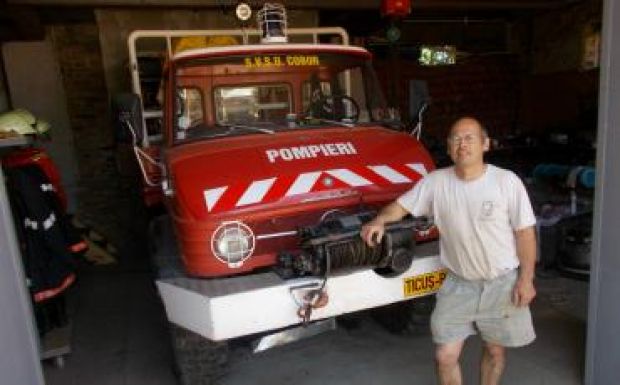 Csak pecséteket kért a hatóságoktól a kóbori önkéntes tűzoltók francia parancsnoka