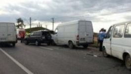 Láncbaleset történt Hunyad megyében