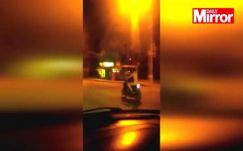 Meztelen motoros nőt keres a rendőrség (VIDEÓ)