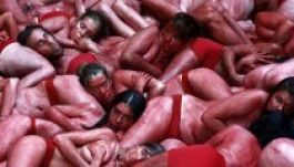 Így tüntettek a bikaviadalok ellen Pamplonában (FOTÓ)