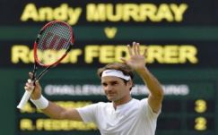 Federer tizedszer döntős Wimbledonban