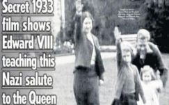 Náci karlendítés közben filmezték Erzsébet királynőt