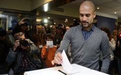 Katalónia függetlenségéért kampányol a képviselőjelölt Pep Guardiola