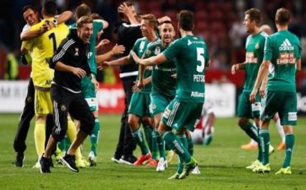 A Bécsi Rapid kiütötte a BL-ből az Ajaxot