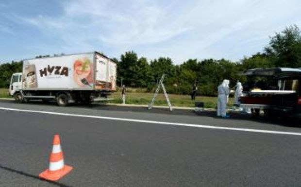 Magyar cégé lehet a menekültek holttesteivel teli teherautó